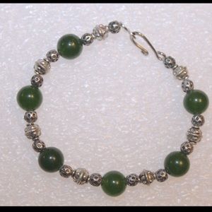 Beautiful handcrafted bracelet jade beads